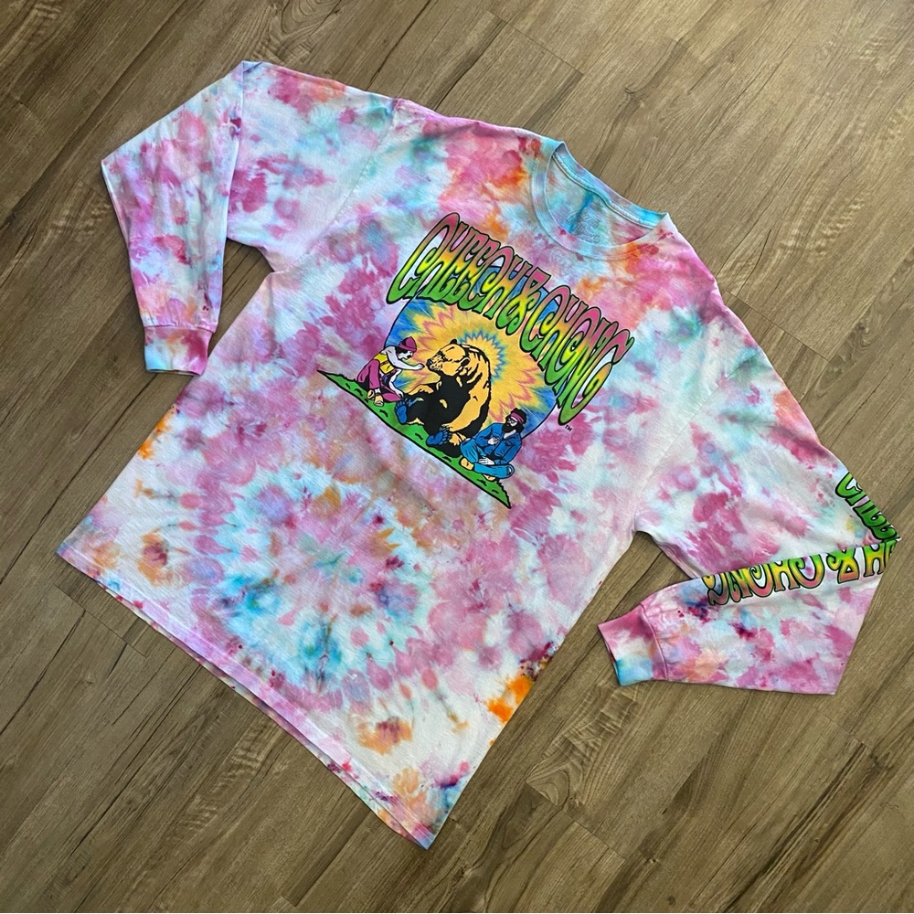 🔮NEW🔮 CUSTOM CHEECH & CHONG TIE DYE MEN’S TEE